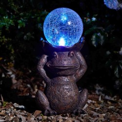 Cute Gazing Frog Solar...