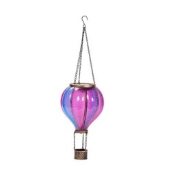Aurora Flaming Balloon Hanging Garden Solar Powered Lantern