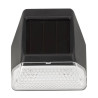 4Pk Wall, Fence & Post Lights Solar Powered Garden Lights