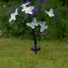 Flutter Lights Butterfly 8 Stem Garden Solar Powered Pot/Planter Stake Light