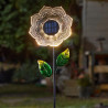 3Pk BloomLine Flower Solar Powered Stakes Garden Light Stunning Designs