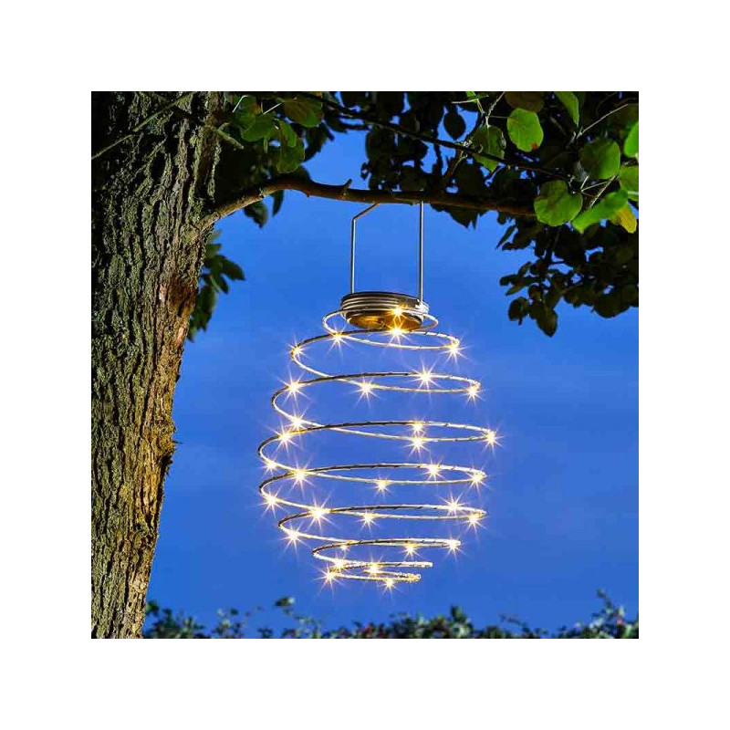 Spiralight Hanging Solar Powered Garden Light