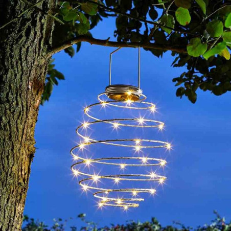 Spiralight Hanging Solar Powered Garden Light