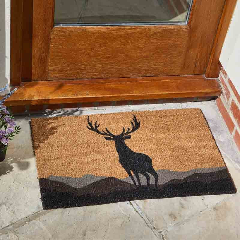 Monarch Stag Decoir Front Or Back Doormat Home Mat For Indoor Or Outdoor Use